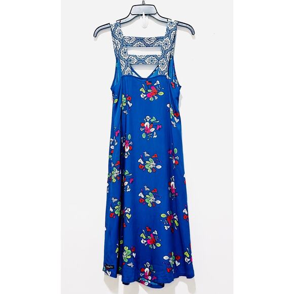 NWT: Matilda Jane - Women's Blue, Floral, Strapless Midi Dress (size XS) - Picture 3 of 7